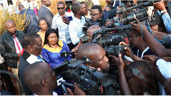 President Mnangagwa, First Lady Cast Ballots