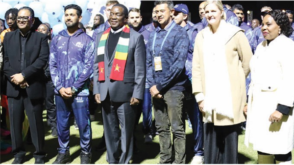 President Launches Zim Afro T10
