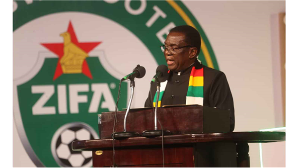 President Mnangagwa launches ZIFA Munhumutapa Challenge Cup